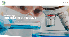 Desktop Screenshot of bio-diaet-berlin.de